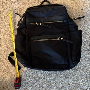 Black Vinyl Backpack